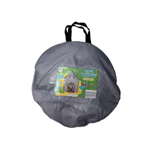 Princess POP-UP PLAYHOUSE Bee Happy POLKA DOT AGE 3+ ASSEMBLED 39 X 55 Grey NEW - Picture 1 of 4